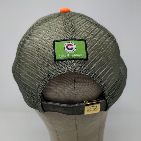 Country Mark Men's Snapback Mesh Back Hat Green Camo OSFA Co-Alliance Seeds - Picture 7 of 12